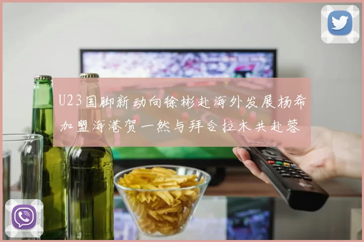 U23国脚新动向徐彬赴海外发展杨希加盟海港贺一然与拜合拉木共赴蓉城